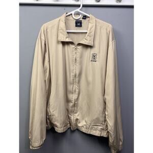 TPC Sugarloaf‎ Country Club Atlanta Golf Zip Windbreaker Jacket Mens XL Flaw